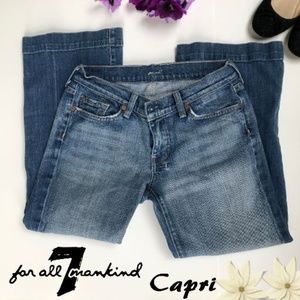 7 for all Mankind Cropped BootCut Jeans